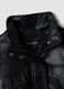 Giacca nera in misto viscosa con zip_1