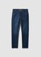 Slim fit dark-wash stretch cotton jeans_3
