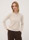 Camel viscose-blend jumper with sequins, regular fit_2