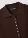 Brown pure cashmere polo-collar jumper, regular fit_2
