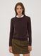 Brown crew-neck long-sleeve regular-fit top_2