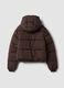 Brown oversized padded hooded puffer jacket_2