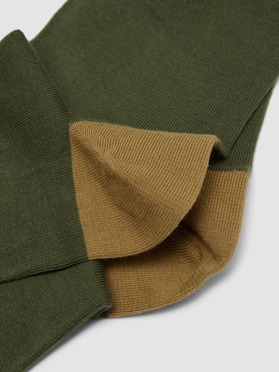 Green short stretch-cotton socks_2
