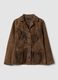 Brown fringed genuine leather jacket &ndash; regular fit_5