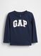 تي شيرت قطني بأكمام طويلة بشعار GAP_0