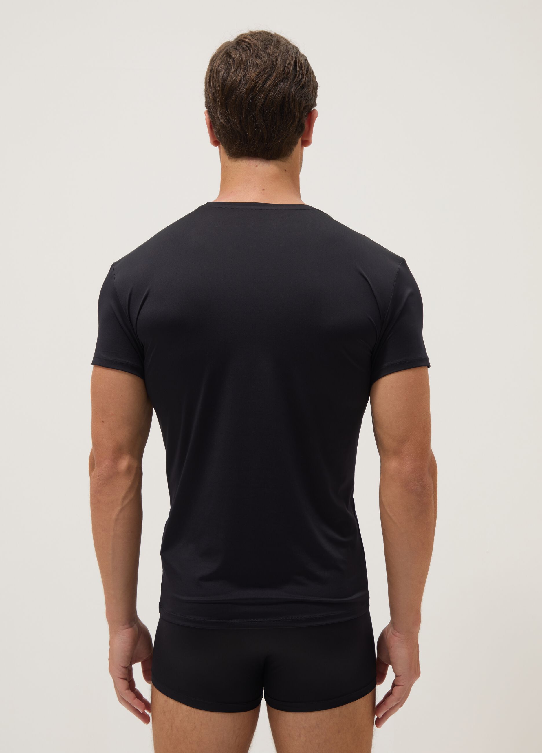 2-pack of blue stretch T-shirts