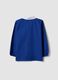 Customisable blue school apron with gaming print for boys_1