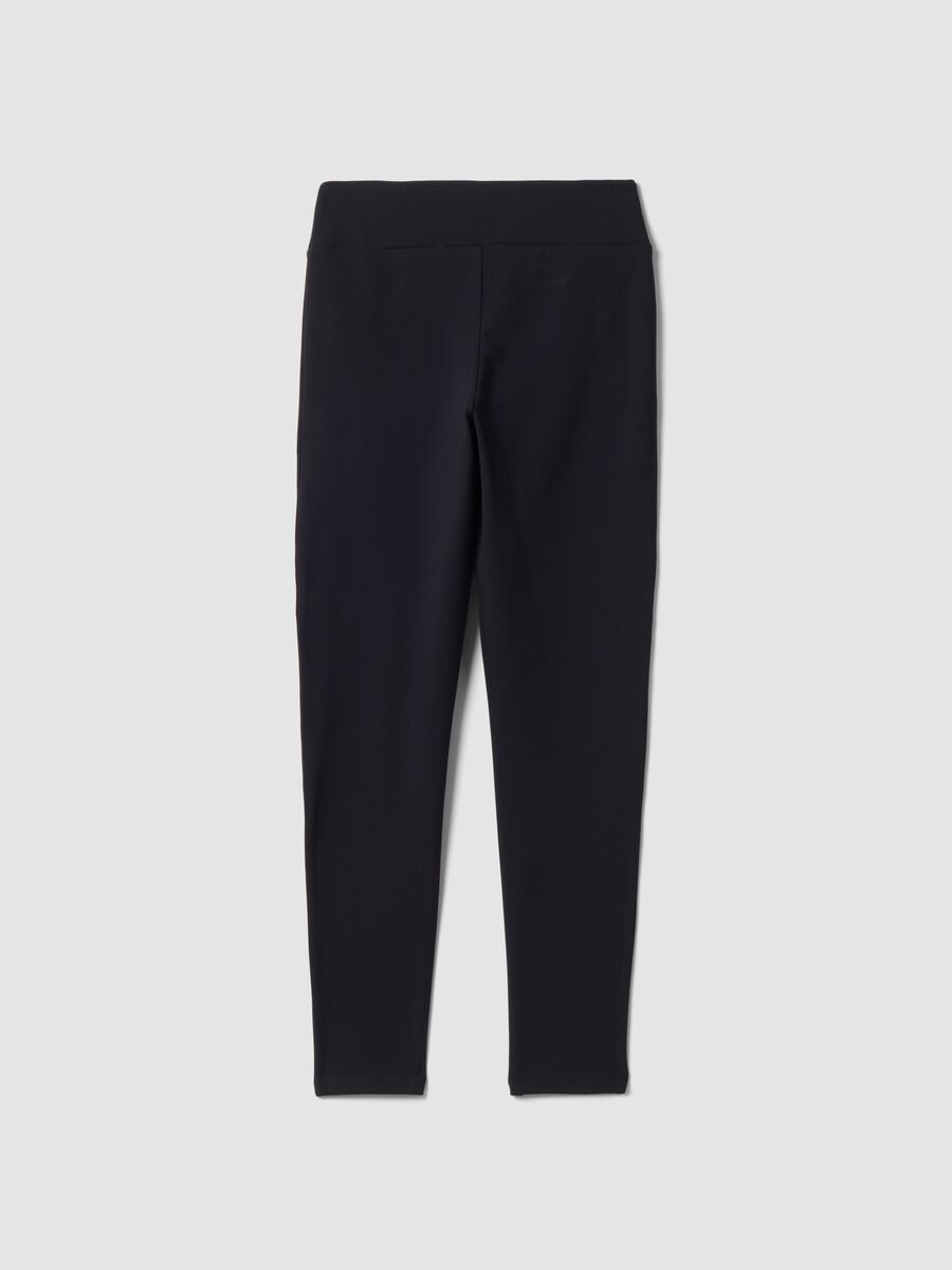 Black stretch leggings with zip pockets ALTAVIA STUDIO_6