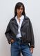 Giacca marrone biker in misto viscosa_1