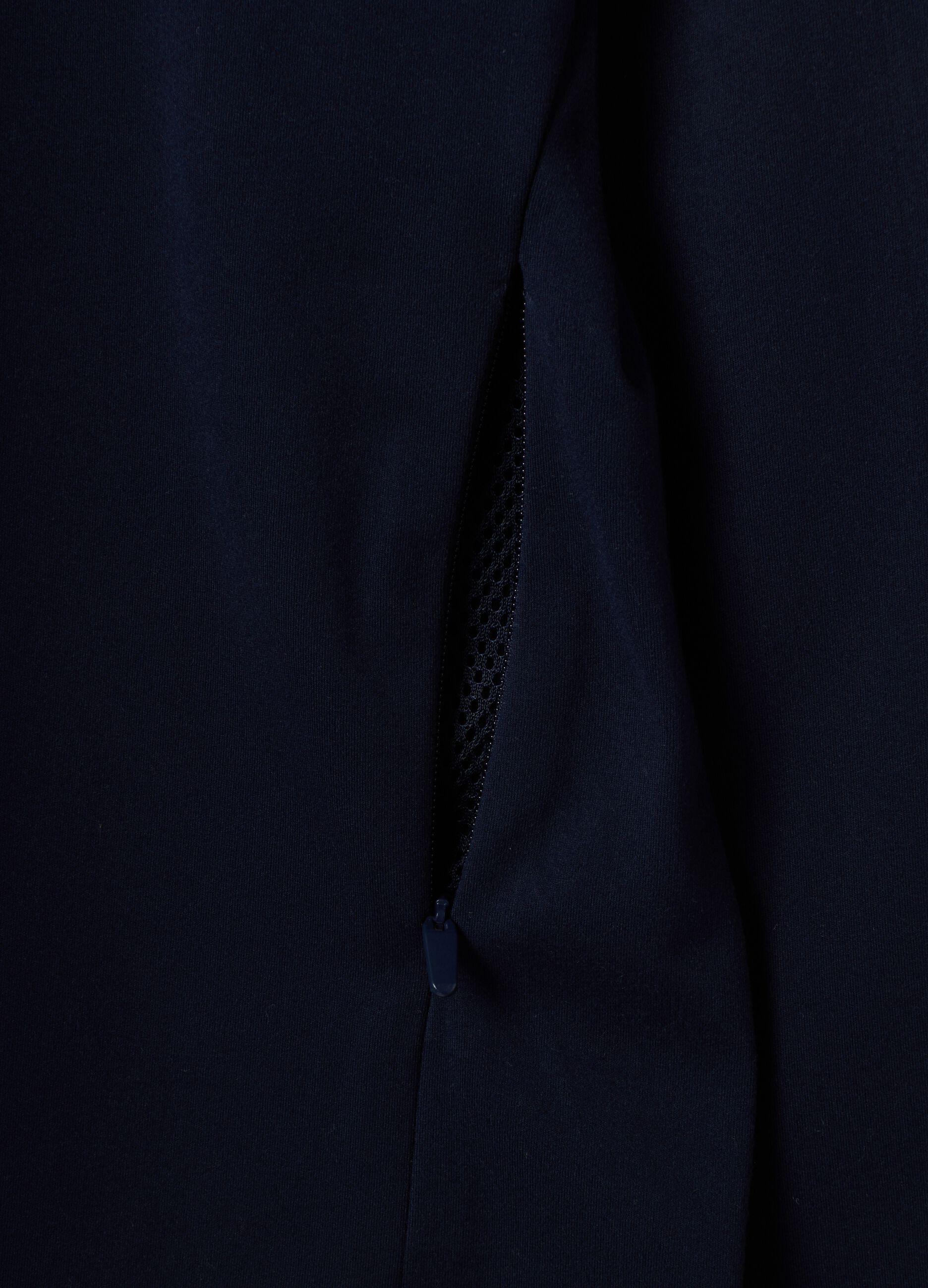 Blue fitted full-zip in stretch fabric ALTAVIA STUDIO