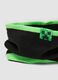 Sciarpa nera e verde in maglia a tema Minecraft_2