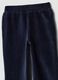 Light blue flared stretch cotton trousers_2
