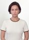 White stretch viscose crew-neck T-shirt with contrast trims_2