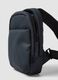 Borsa sportiva blu a tracolla con tasca frontale idrorepellente_2