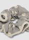 Grey Polka Dot Scrunchie_2
