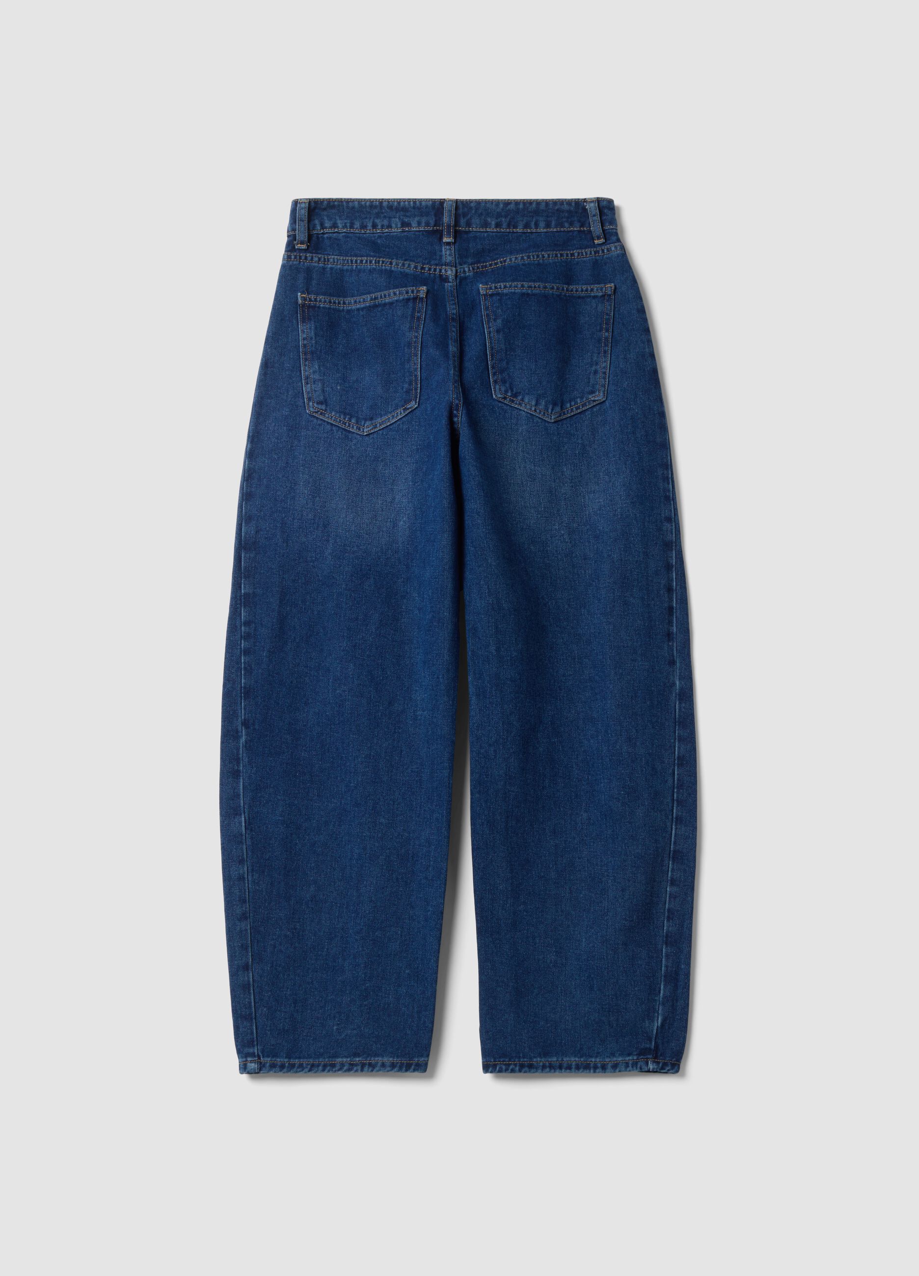 Pure cotton denim jeans, regular fit