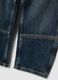 Blue relaxed-fit pure cotton jeans for boys_4