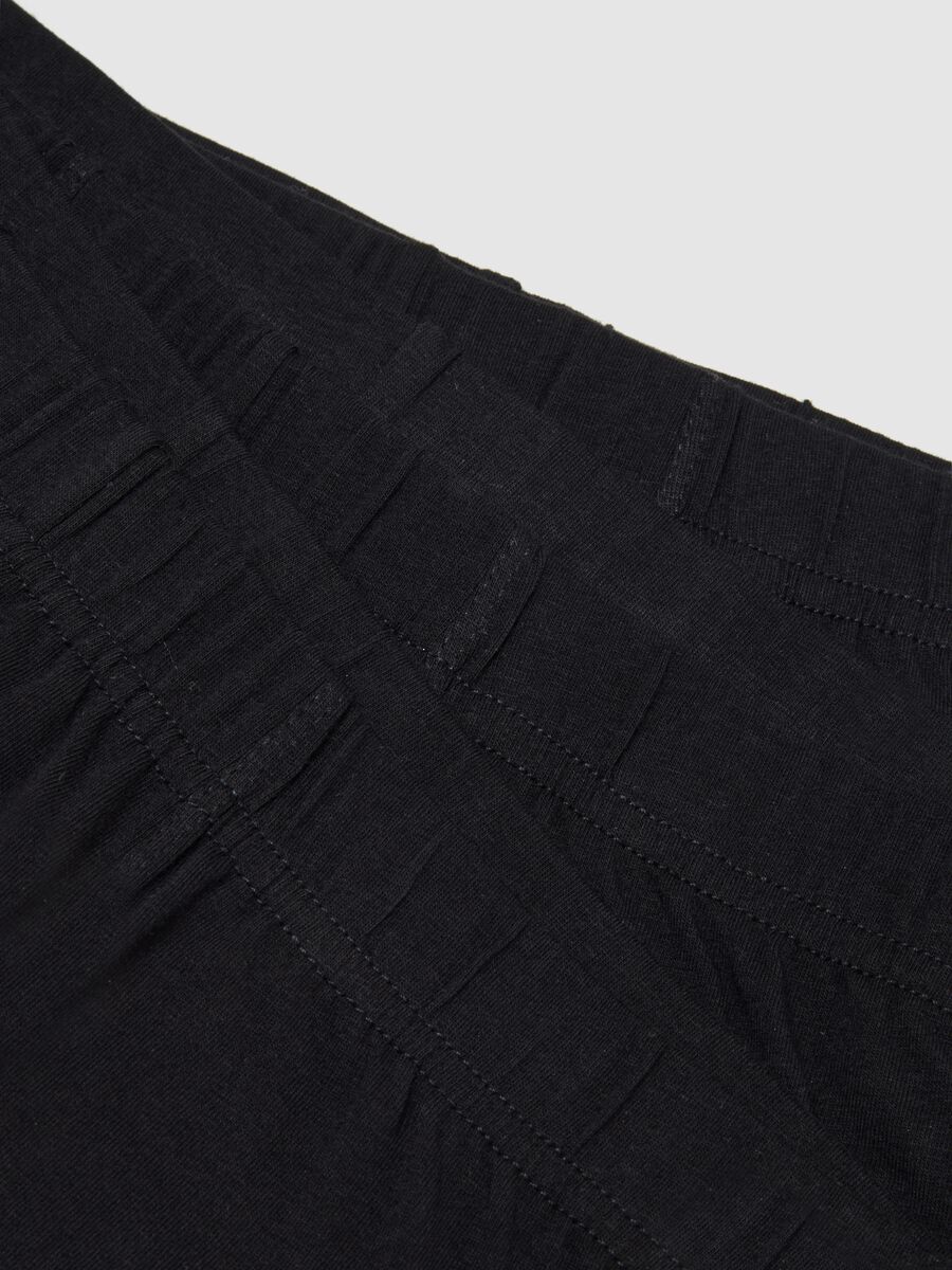 Regular fit black stretchy cotton boxers_5