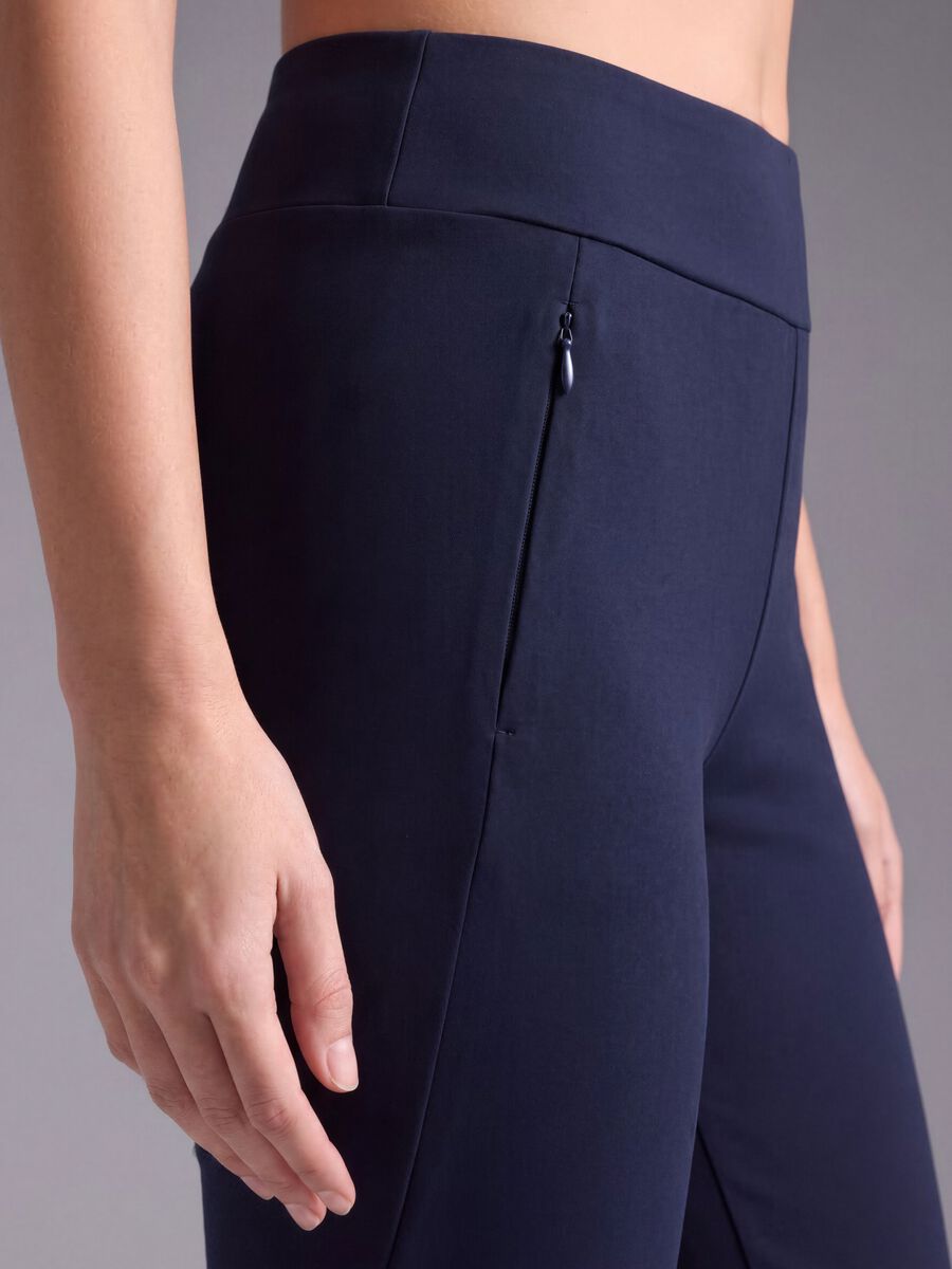 Blue stretch-fabric leggings ALTAVIA STUDIO_2