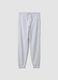 Grey organic cotton jogger trousers_0