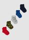 5-pack of multicolour short socks in stretch organic cotton_0