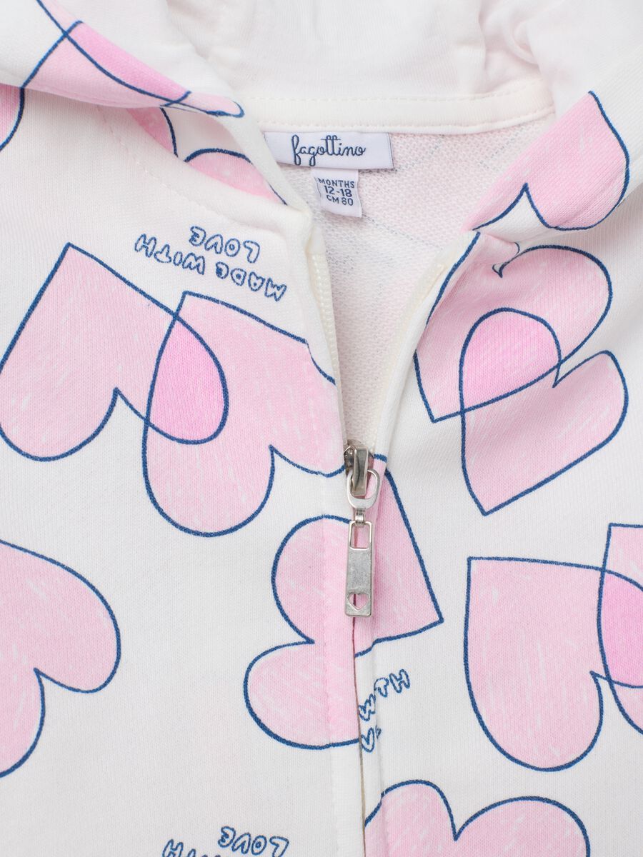 Multicolour regular fit girls' outfit in pure cotton_2