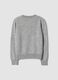 Grey pure wool long-sleeve jumper, regular fit_5