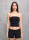 Black Bandeau Top_0