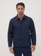 Blue pure organic cotton pyjamas with collar_1