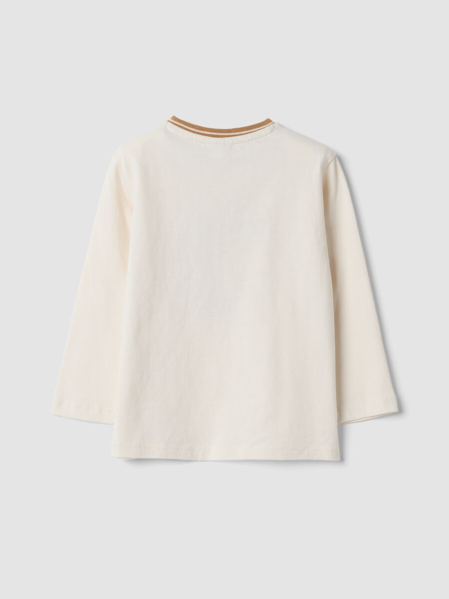 White pure organic cotton crew-neck T-shirt_1