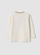 White pure organic cotton crew-neck T-shirt_1