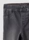 Girls&rsquo; grey flared jeggings in stretchy cotton-viscose blend_2