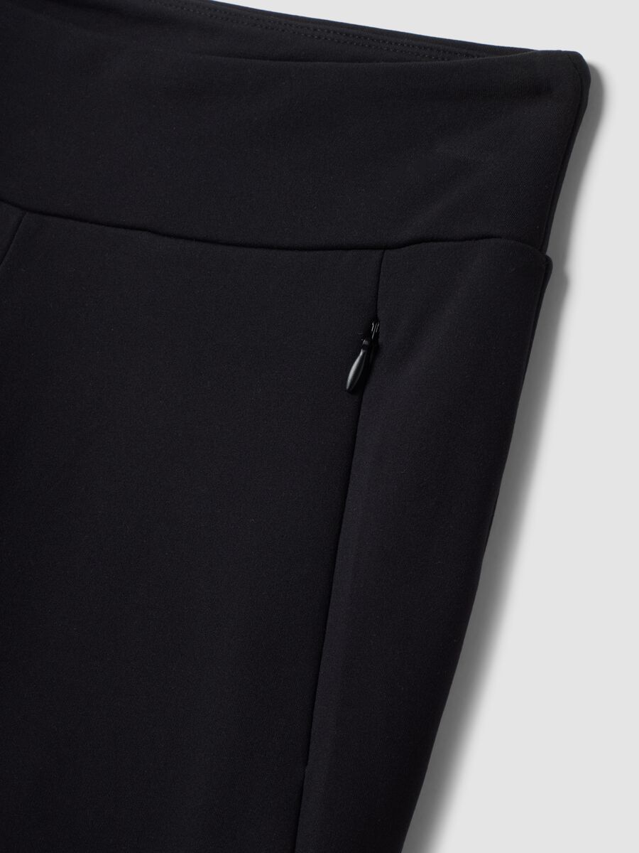 Black wide-leg stretch trousers ALTAVIA STUDIO_6
