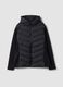 Black regular-fit jacket with zip_0
