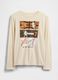 White Long Sleeve Cotton T-shirt_0