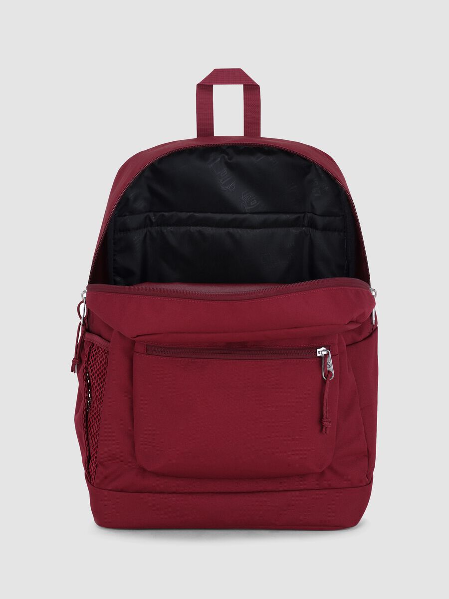 Red backpack with front pocket_3