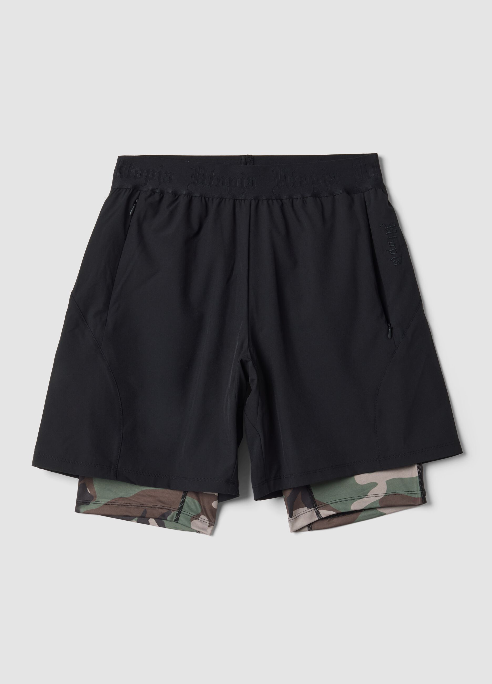 Technical Shorts Camo-Black
