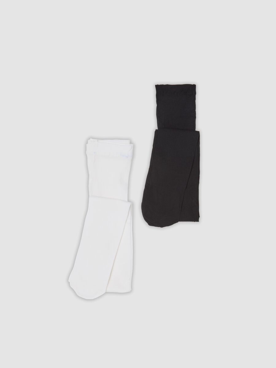 2-pack of white stretch tights_0