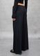 بنطال أسود مضلع فضفاض_2