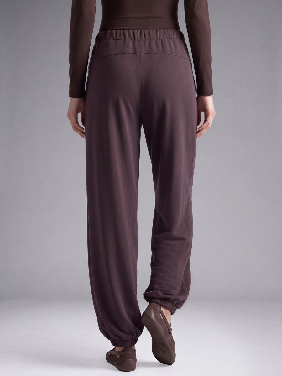 Purple soft-touch jogging bottoms ALTAVIA STUDIO_2