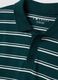 Polo verde in puro cotone a righe regular fit_5