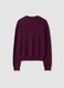 Purple pure wool polo-collar jumper_2