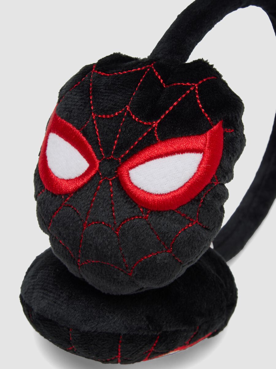 Black ear muffs with MARVEL Spider-Man print_2