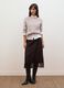Beige alpaca and wool blend crew-neck jumper_1