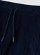 Pantaloni blu navy comfort fit con vita elasticizzata_2
