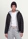 Black Ultralight Quilted Jacket with Hood and Zip_1