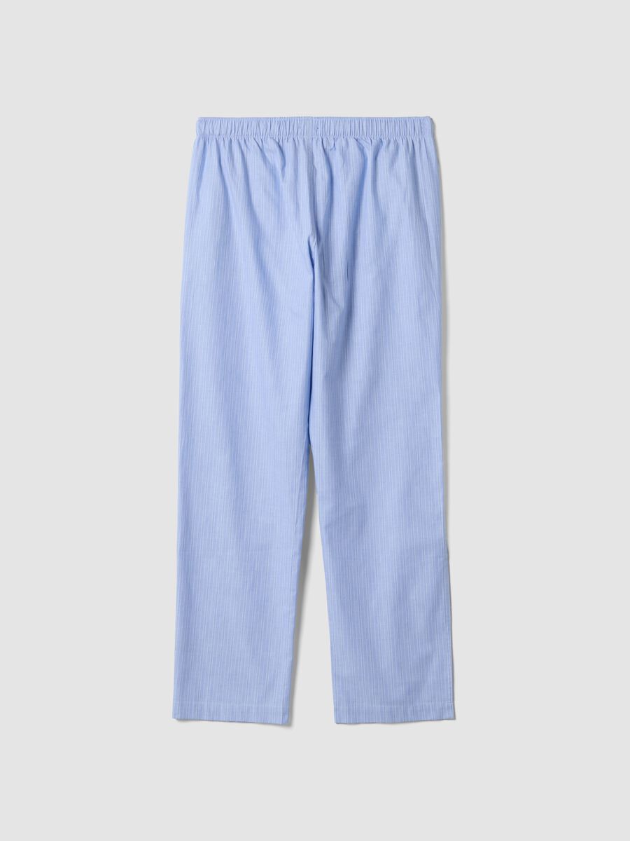 Light blue pure organic cotton pyjama trousers_6