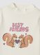 White organic cotton T-shirt with high neck_2