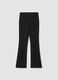 Faux Suede Formal Slim Pants_0