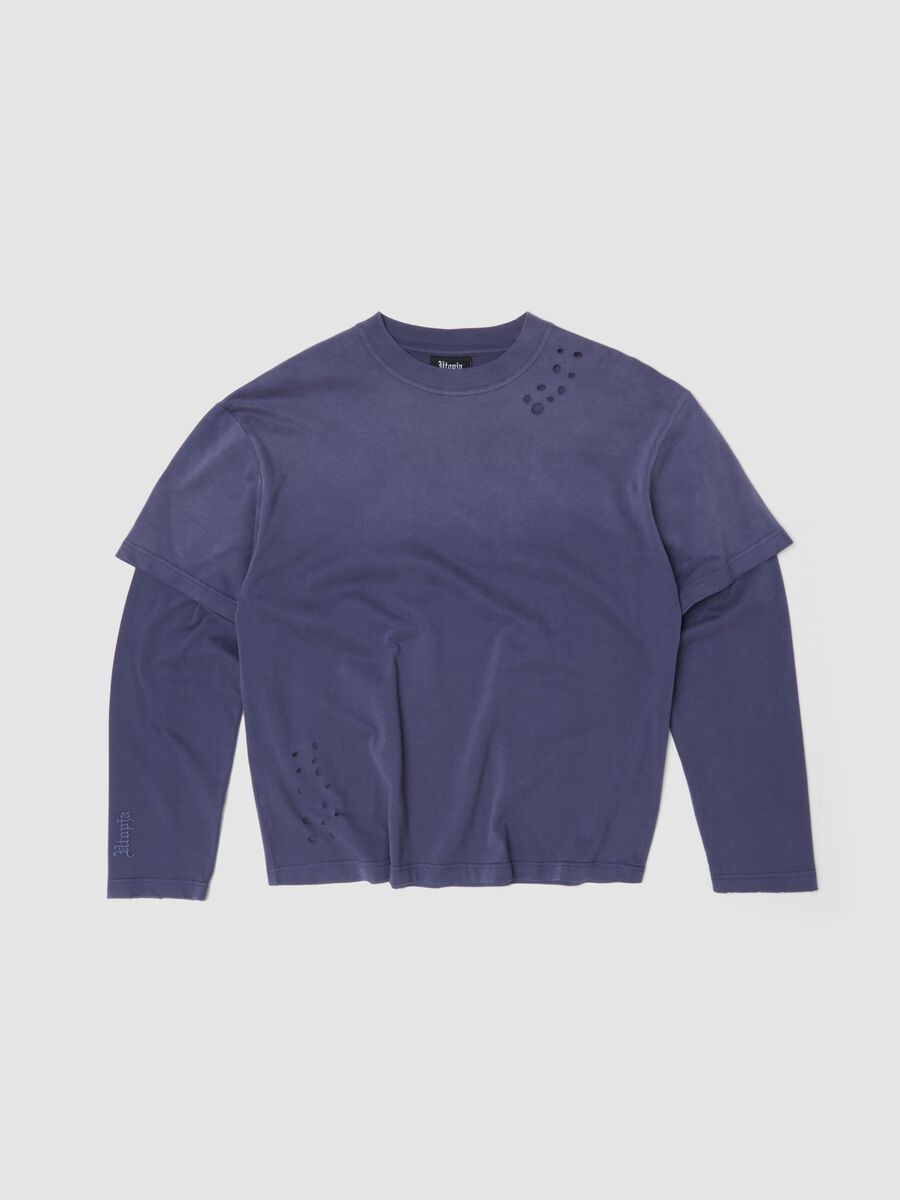 Double Long Sleeve Sunfaded Twilight_1